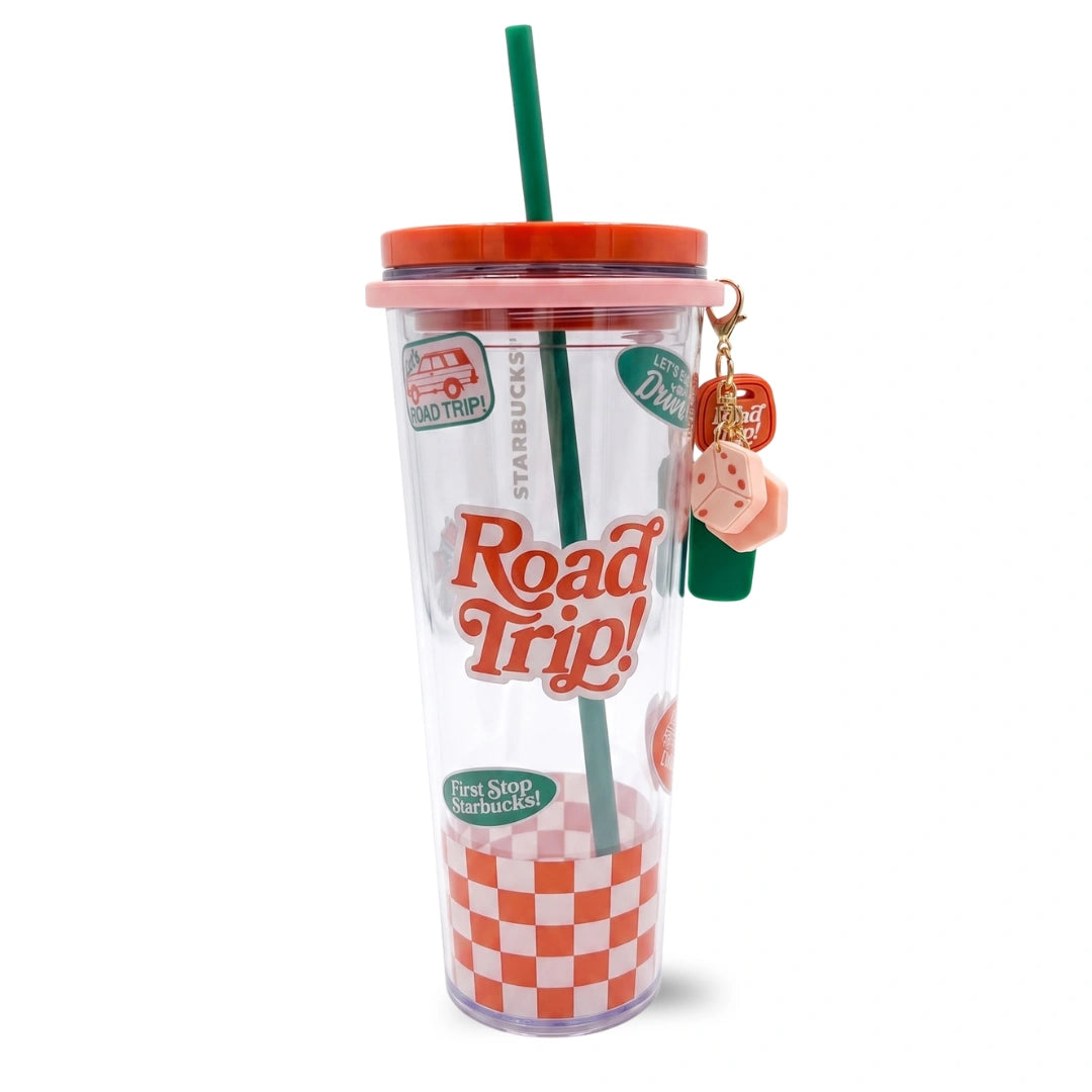 Starbucks × Dandy Worldwide Road Trip Cold Cup Tumbler with Charm – 24 oz