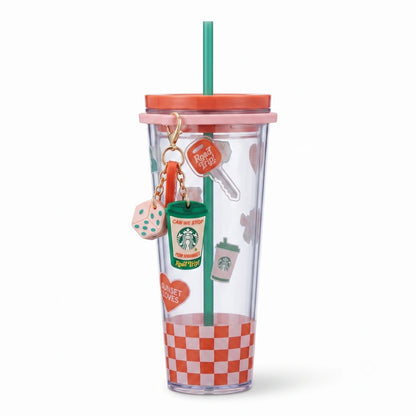 Starbucks × Dandy Worldwide Road Trip Cold Cup Tumbler with Charm – 24 oz