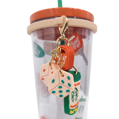 Starbucks × Dandy Worldwide Road Trip Cold Cup Tumbler with Charm – 24 oz