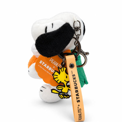 Peanuts x Starbucks Snoopy Pumpkin Plush Keychain – 2026