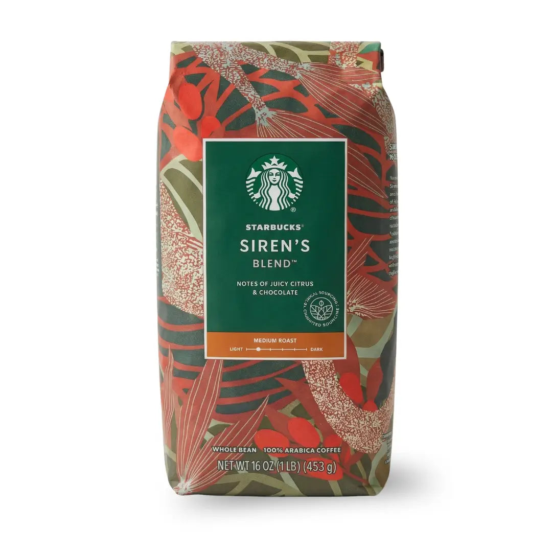 Starbucks Siren’s Blend Whole Bean Coffee 1LB