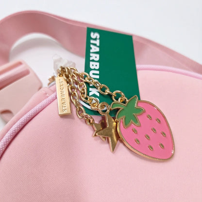 Starbucks Pink Strawberry Round Crossbody Bag – 2026 Collection