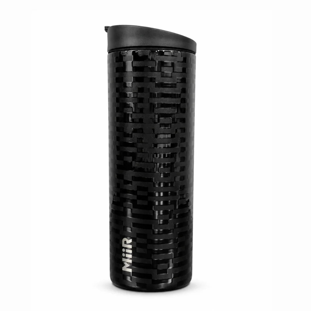 Starbucks x MiiR Black 3D Pattern Stainless Steel Tumbler – 16 oz