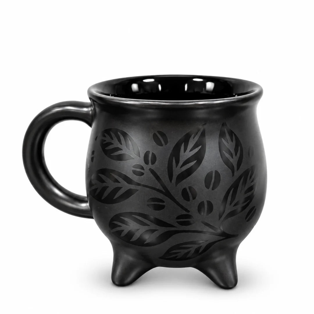 Starbucks Black Cauldron Ceramic Mug – 14 oz