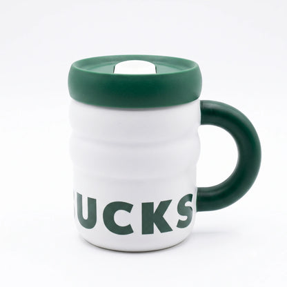 Starbucks Green Mini Travel Mug – 12 fl oz Insulated Coffee Cup with Handle & Lid