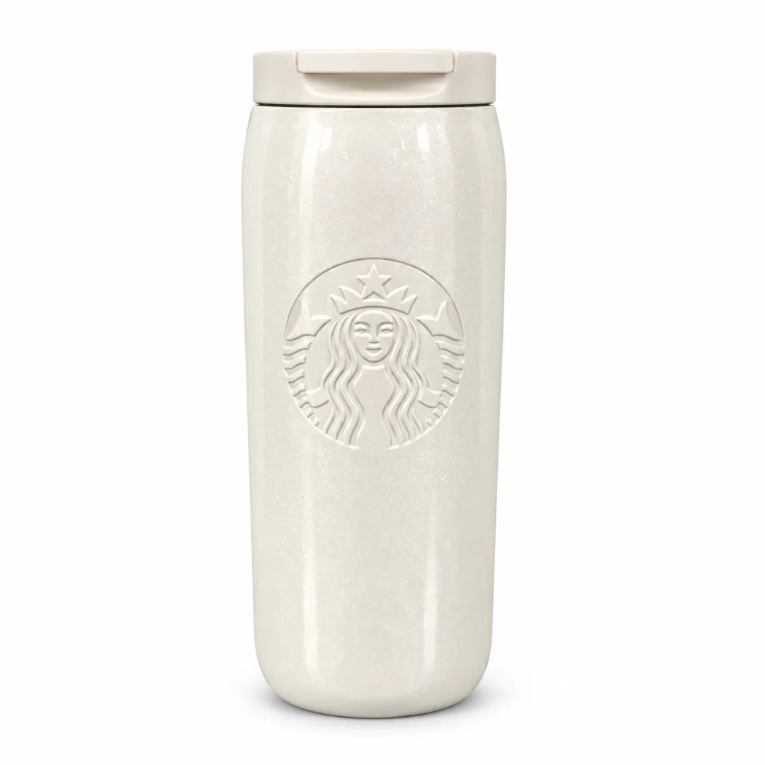 Starbucks 12 Oz Pearl White Vacuum Insulated Tumbler