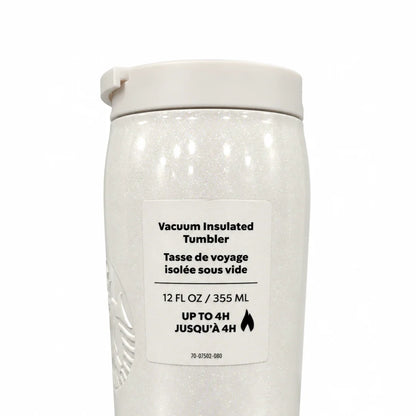 Starbucks 12 Oz Pearl White Vacuum Insulated Tumbler