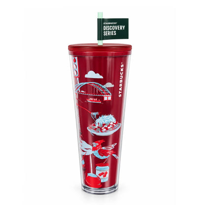 Starbucks Discovery Series Ohio Cold Cup with Straw – 24 oz