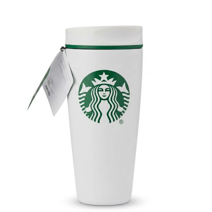 Starbucks × Owala SmoothSip White Travel Tumbler – 20 fl oz Insulated Coffee Cup