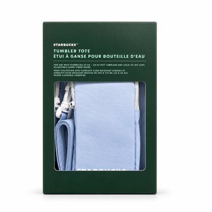 Starbucks Tumbler Tote Bag with Adjustable Strap – Blue
