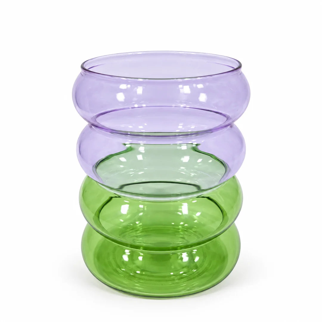 Starbucks Matcha & Lavender Glass Rippled Cup – 12 oz
