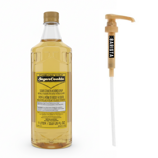 Starbucks Sugar Cookie Flavoured Syrup 1 Liter Bottle FRESH