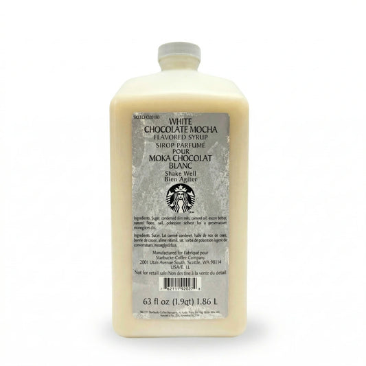 Starbucks White Chocolate Mocha Sauce FRESH